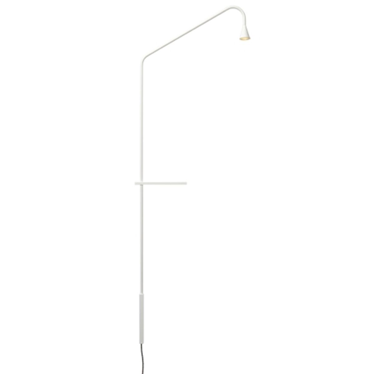 Austere bordlampe, hvid