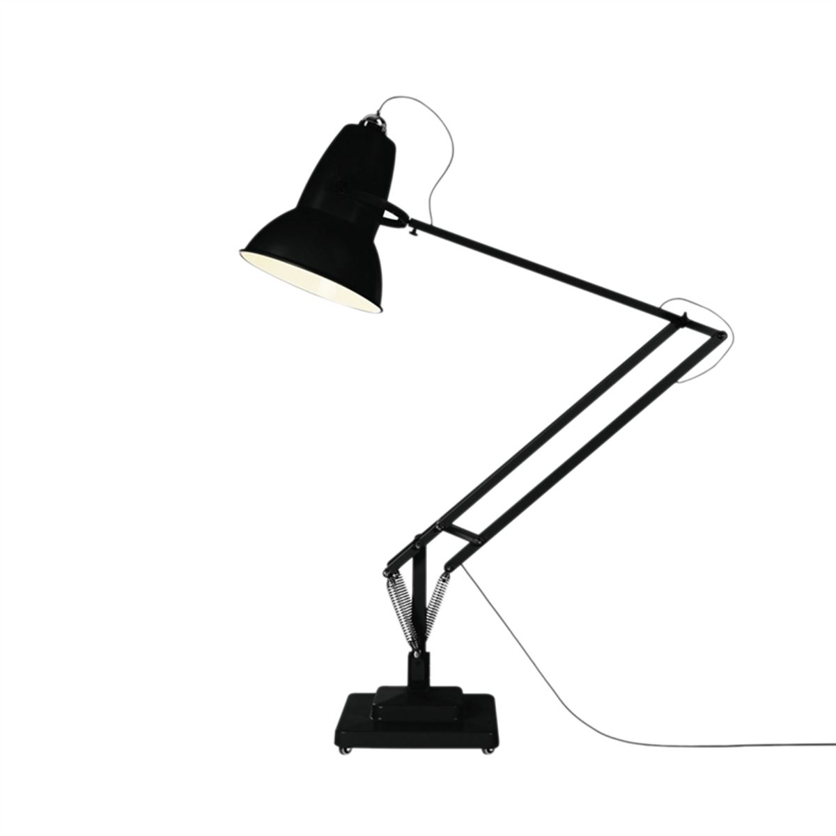 Original 1227 giant gulvlampe, sort