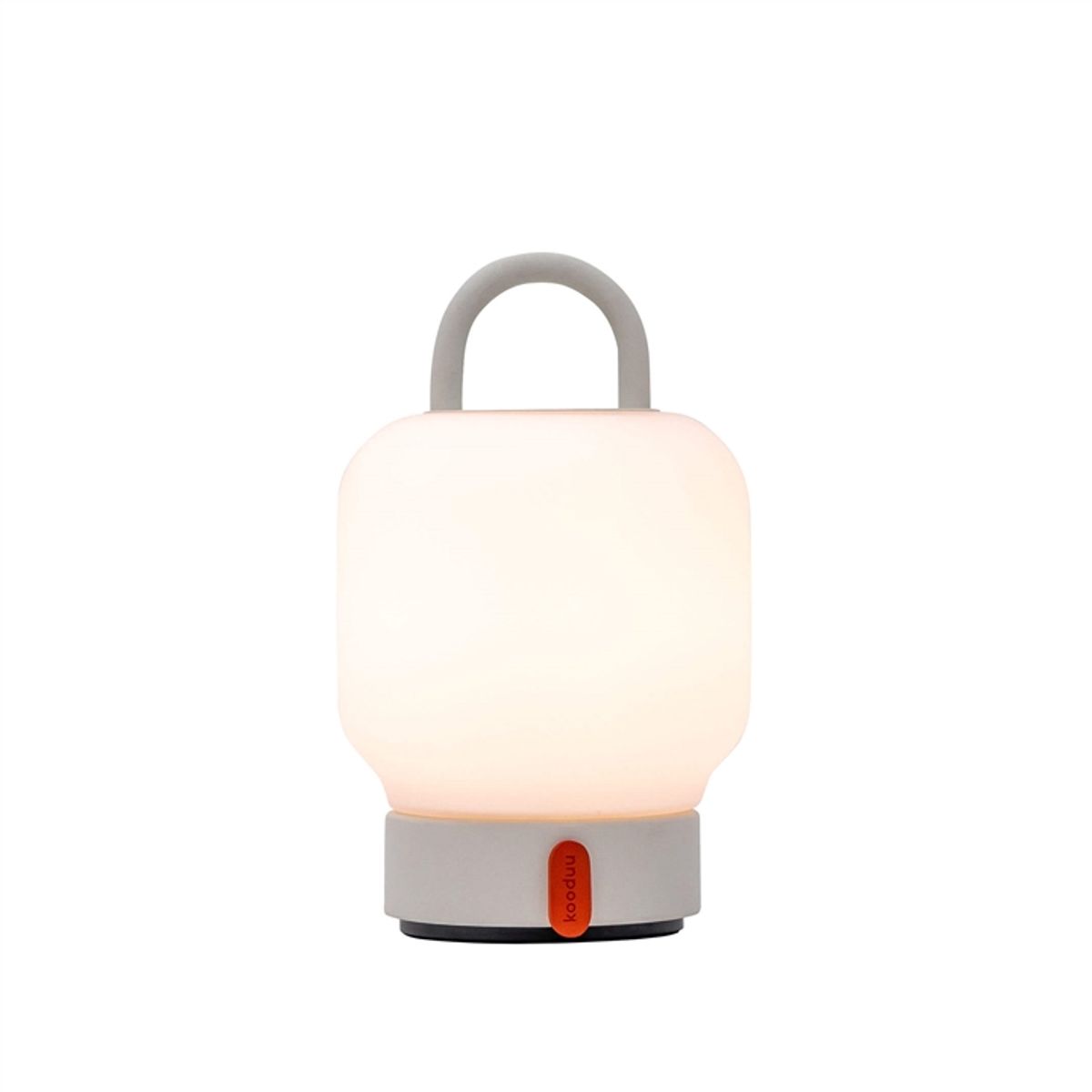 Loome bordlampe / batterilampe, cloudy (hvid)