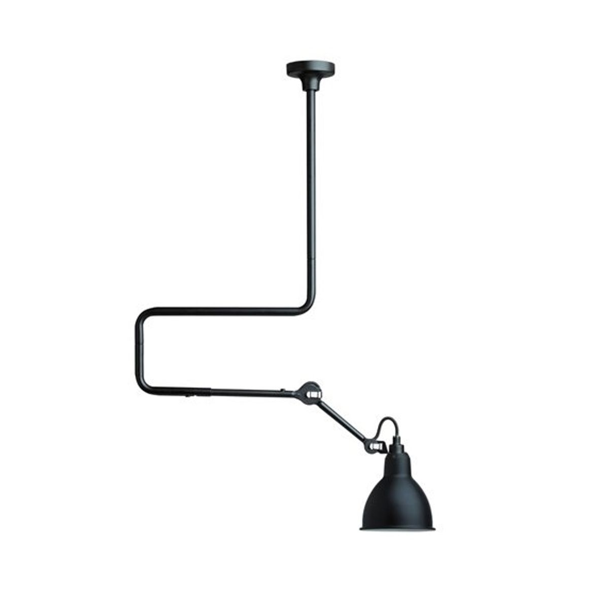 Lampe Gras No 312 loftlampe, sort