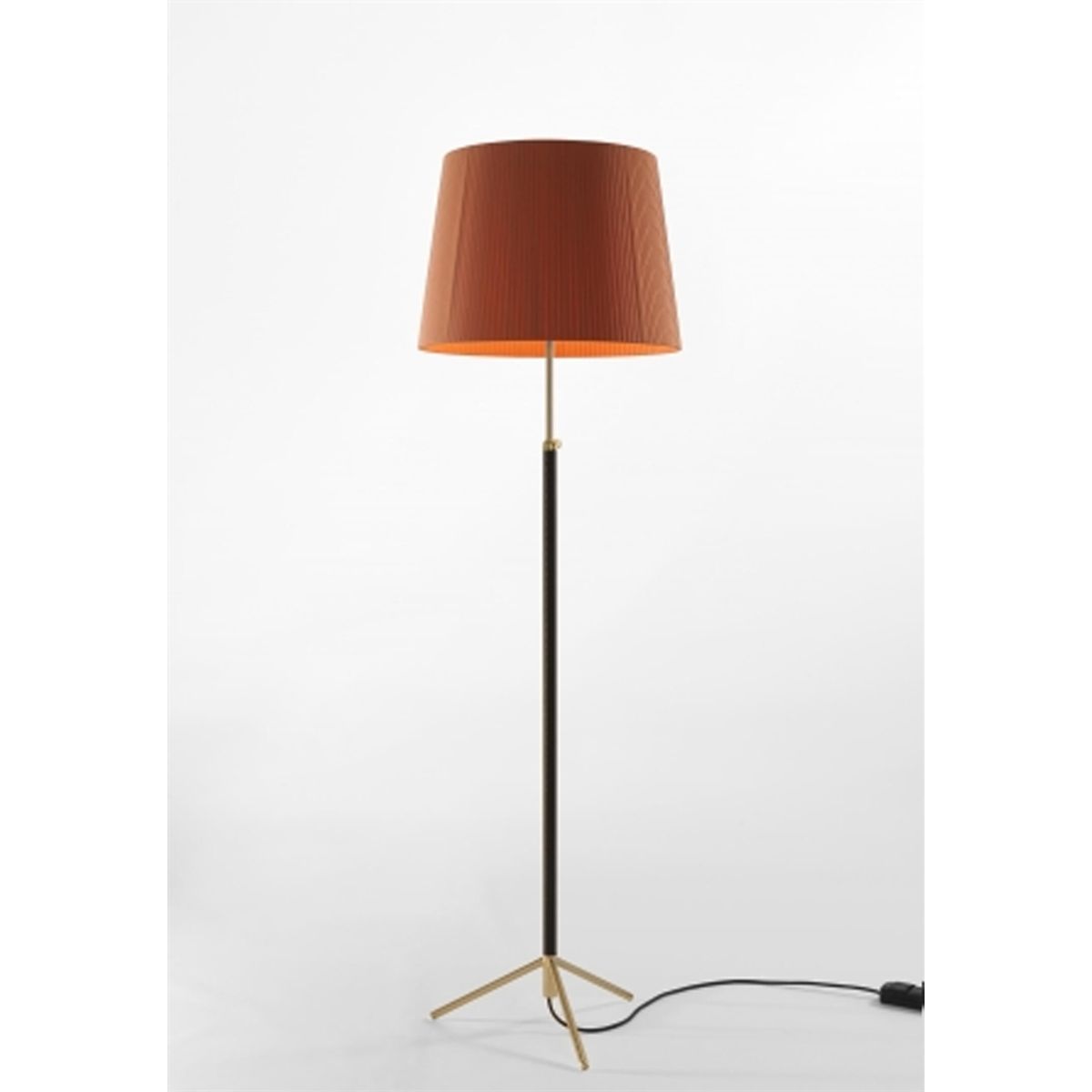 Pie de salón Gulvlampe G1 terracotta/messing