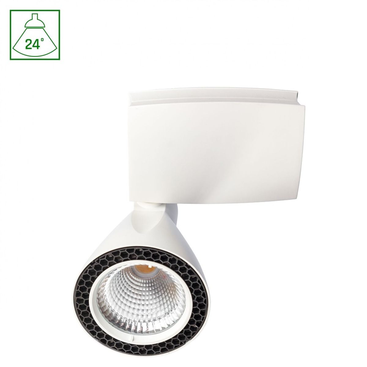 MADARA COB LED 30W 230V - 24°, IP20, Varm hvid, Skinne, Lys varm hvid - Kulør : Varm