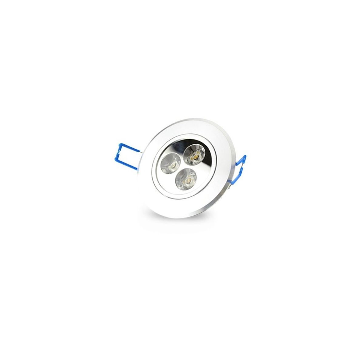 LEDlife 3W indbygningsspot - Hul: Ø7-8 cm, Mål: Ø8,4 cm, 4 cm høj, dæmpbar, 230V - Dæmpbar : Dæmpbar, Kulør : Varm