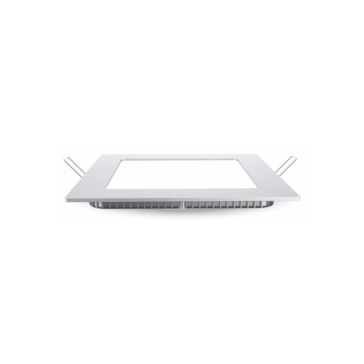 Outlet: V-Tac 12W LED indbygningspanel - Hul: 15,5 x 15,5 cm, Mål: 17 x 17 cm, 230V - Dæmpbar : Ved tilkøb, Kulør : Kold