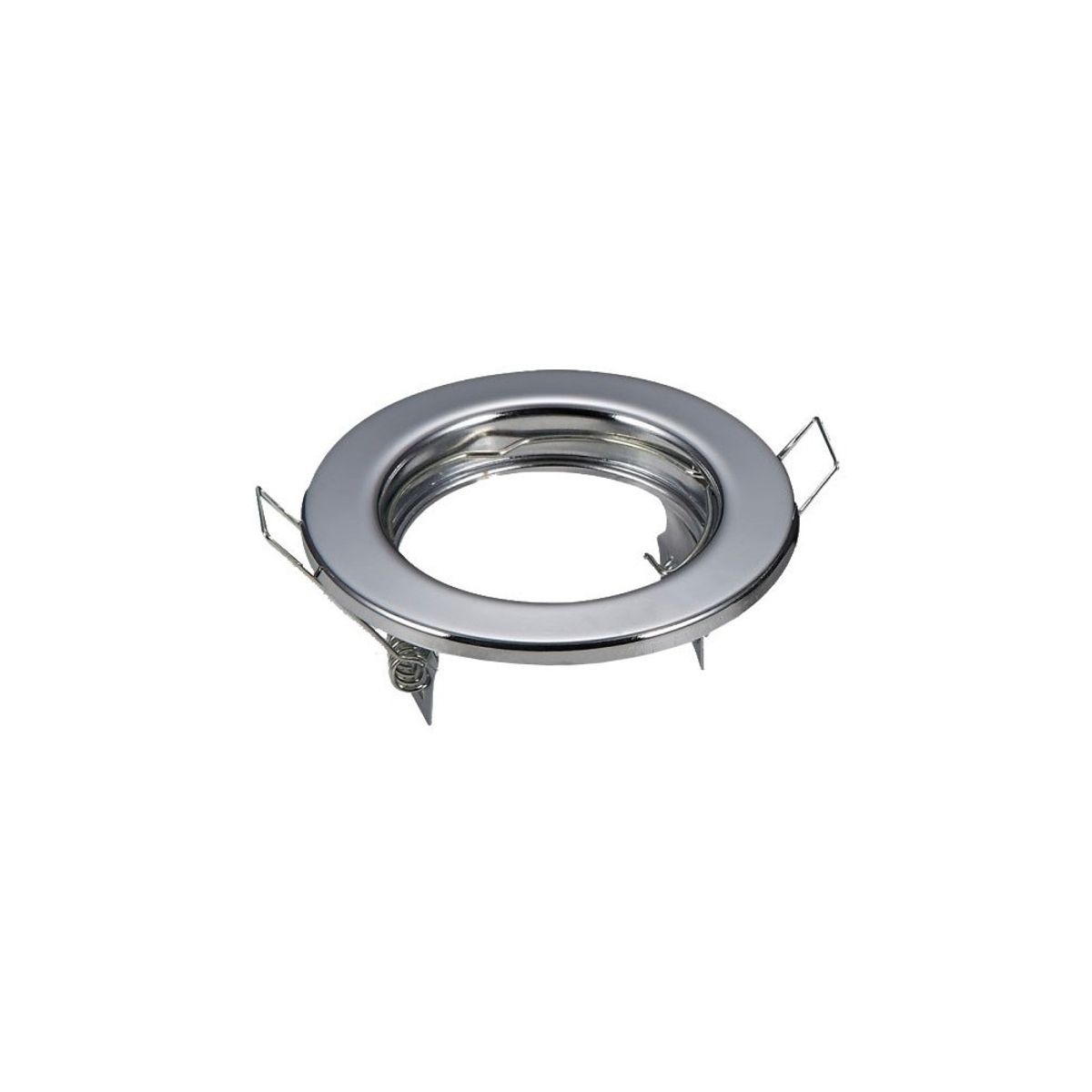 Downlight kit uden lyskilde - Hul: Ø6,5 cm, Mål: Ø8 cm, krom, vælg MR16 eller GU10 fatning - Fatning : GU10