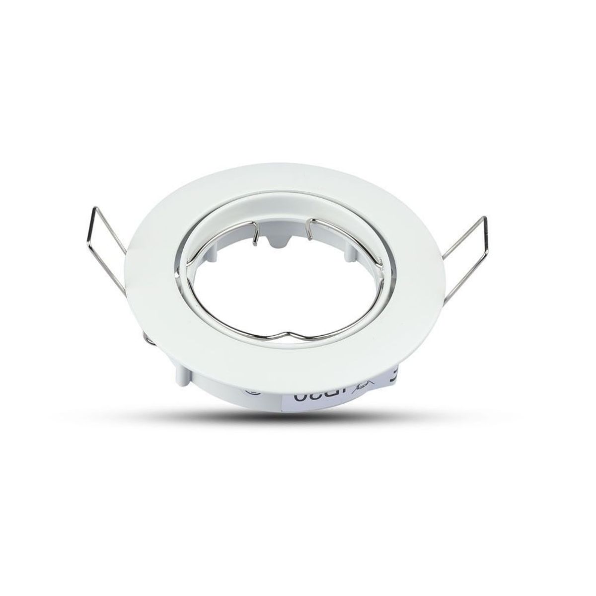 Downlight kit uden lyskilde - Hul: Ø7,4 cm, Mål: Ø8,2 cm, Hvid, vælg MR16 eller GU10 fatning - Fatning : MR16