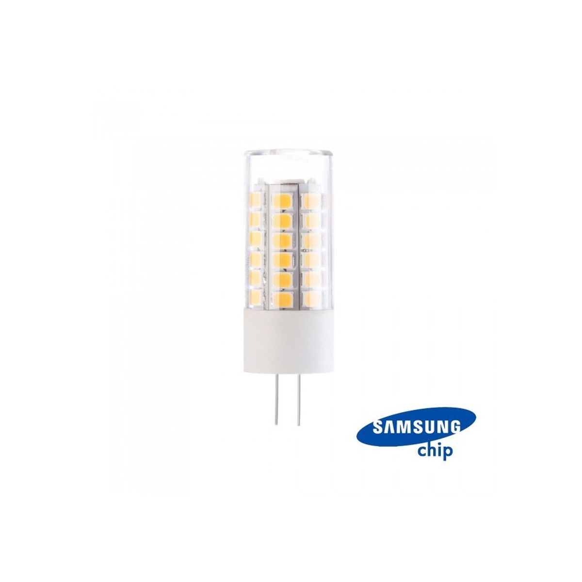 V-Tac 3,2W LED pære - Samsung LED chip, 12V, G4 - Dæmpbar : Ikke dæmpbar, Kulør : Neutral