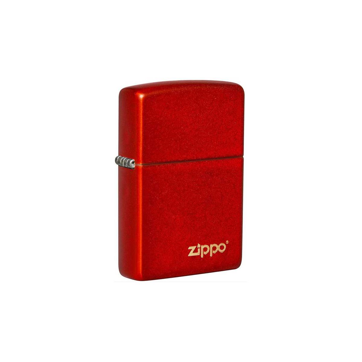 Zippo Metallic Red with Zippo Logo - Zippo lighter