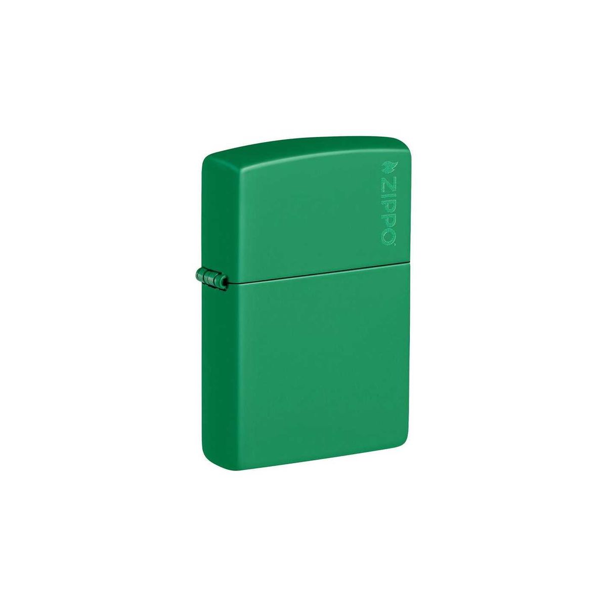 Zippo Golf Green Matte med Zippo logo - Zippo lighter