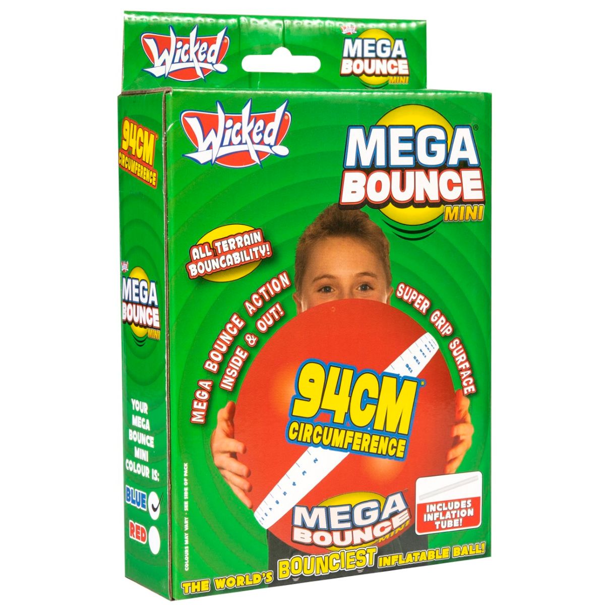 Wicked Mega Bounce Mini - oppustelig hoppebold