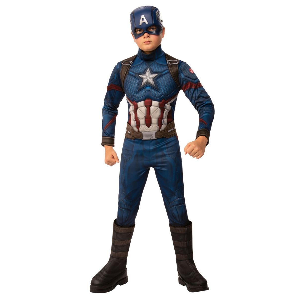 Avengers ENDGAME Captain America Deluxe Børnekostume (3-10 år)