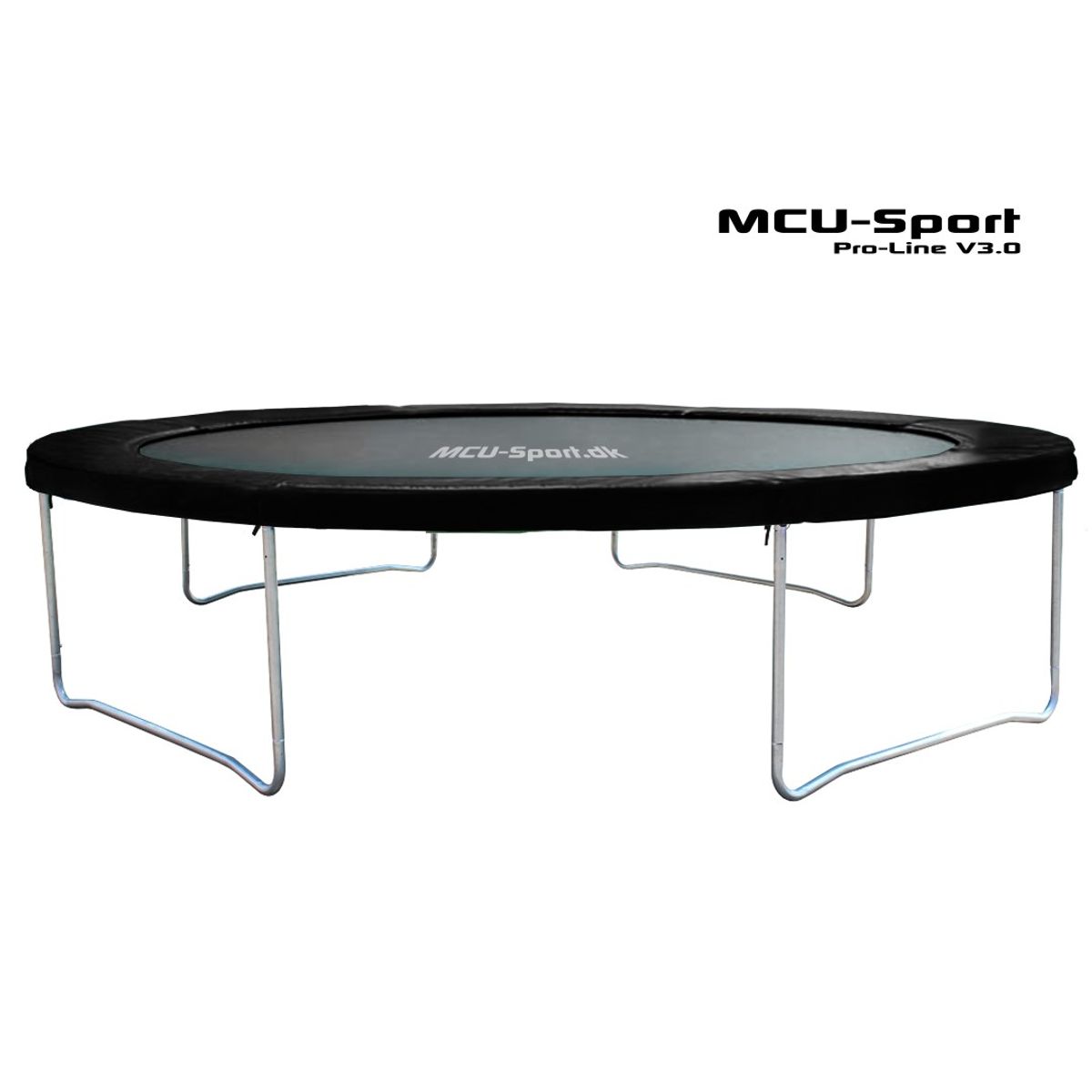 MCU-Sport Pro-line 3,7m Sort Trampolin V3.0