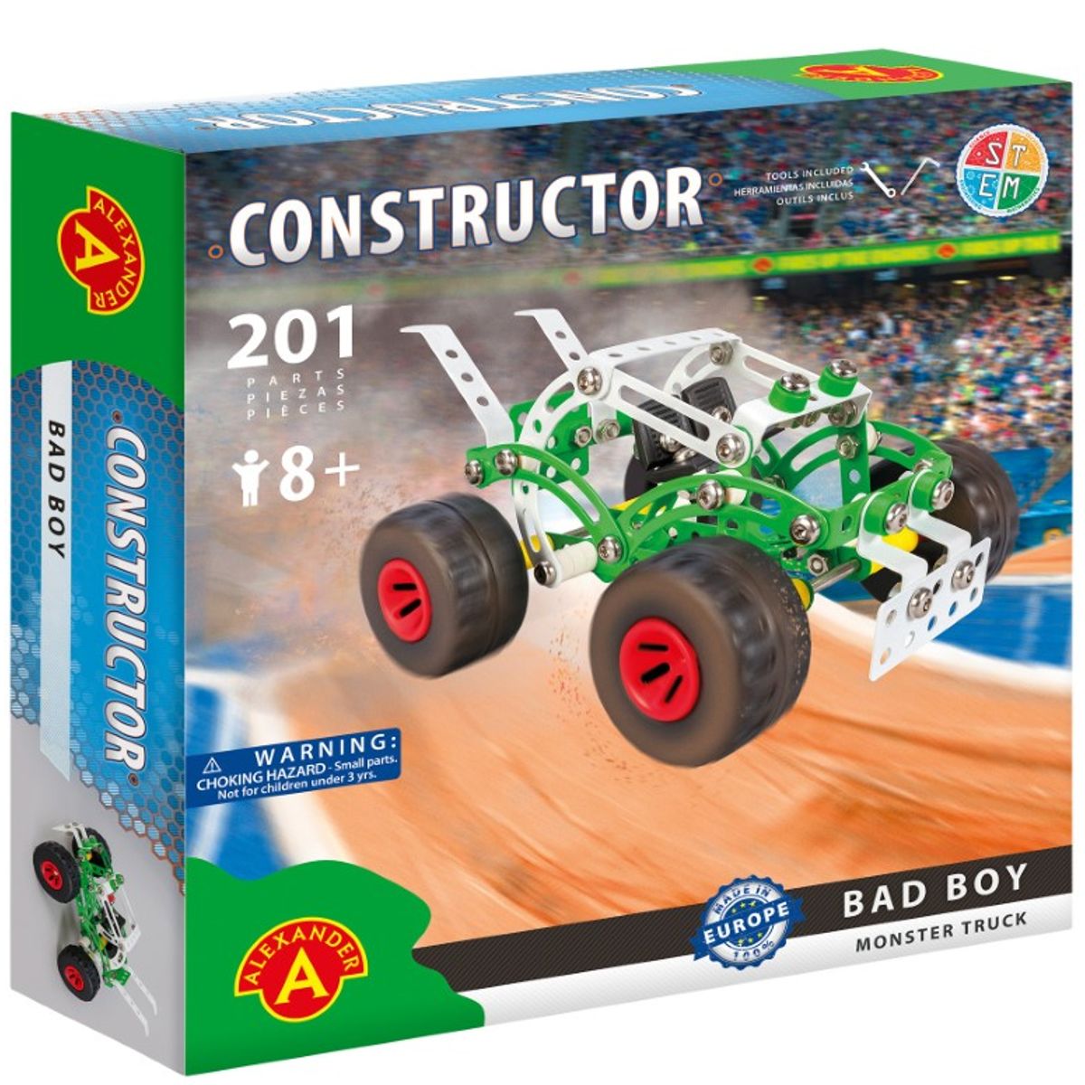 Monster Truck Metal Konstruktionsbyggesæt - Bad Boy