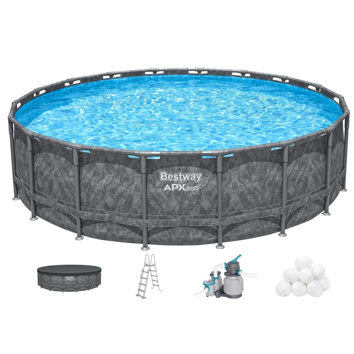 Bestway APX 365 Rektangulært Pool 549 x 274 x 132 cm