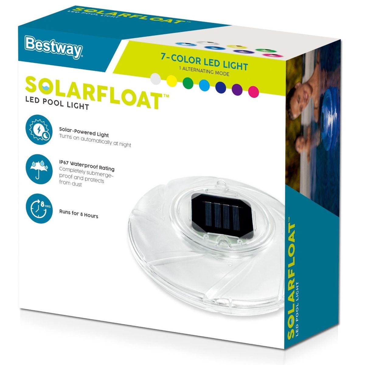 Bestway SolarFloat Sol LED-Lys til pool / spa