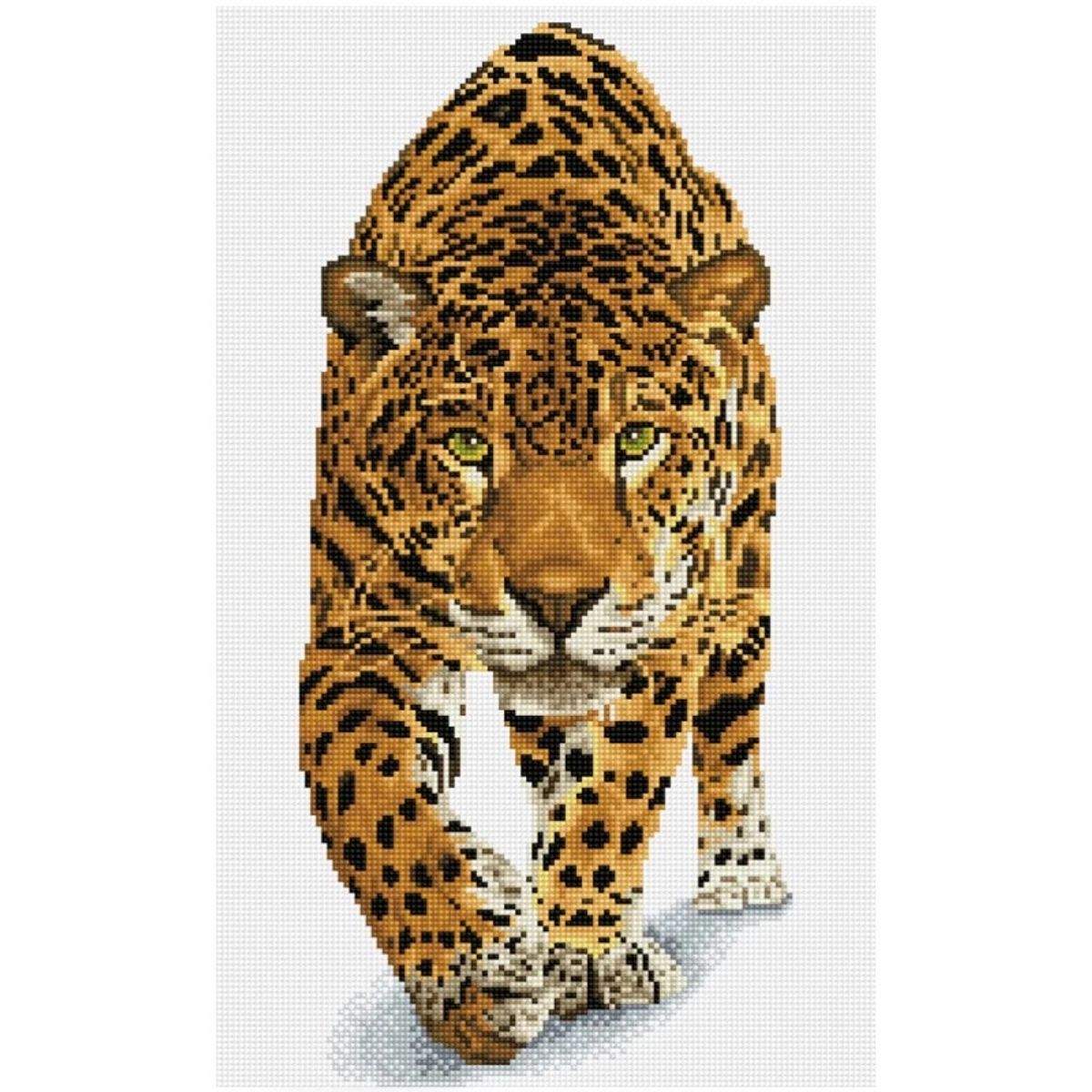 Diamond Dotz Squares 52 x 32 cm - Leopard