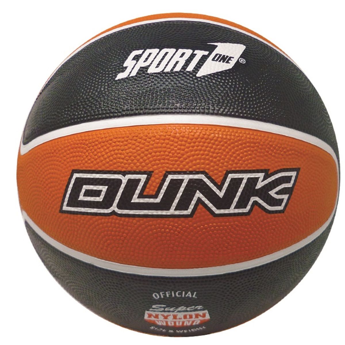 Dunk Basketball Str. 7 Sort/Orange