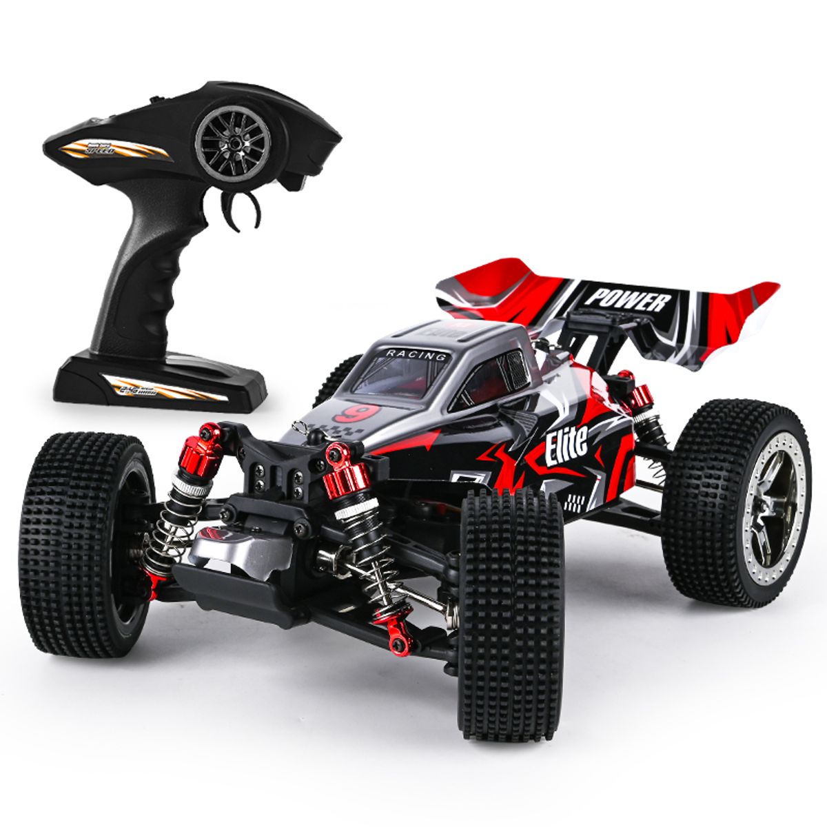 Guokai Off-Road Buggy 1:16 Brushless 4WD Fjernstyret 2.4Ghz 45km/t Rød