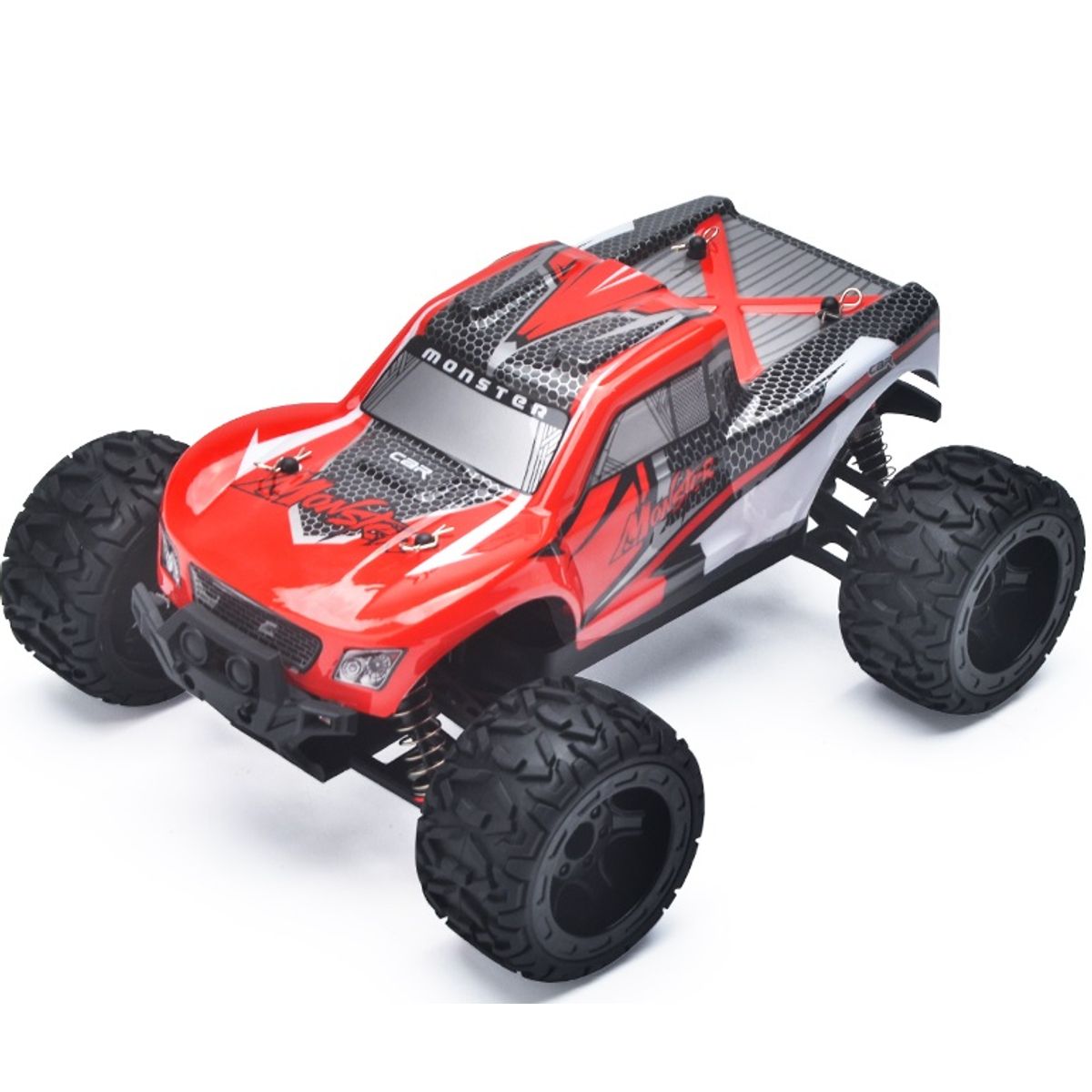 Guokai MonsterTruck 1:16 4WD Fjernstyret 2.4Ghz 35km/t Rød