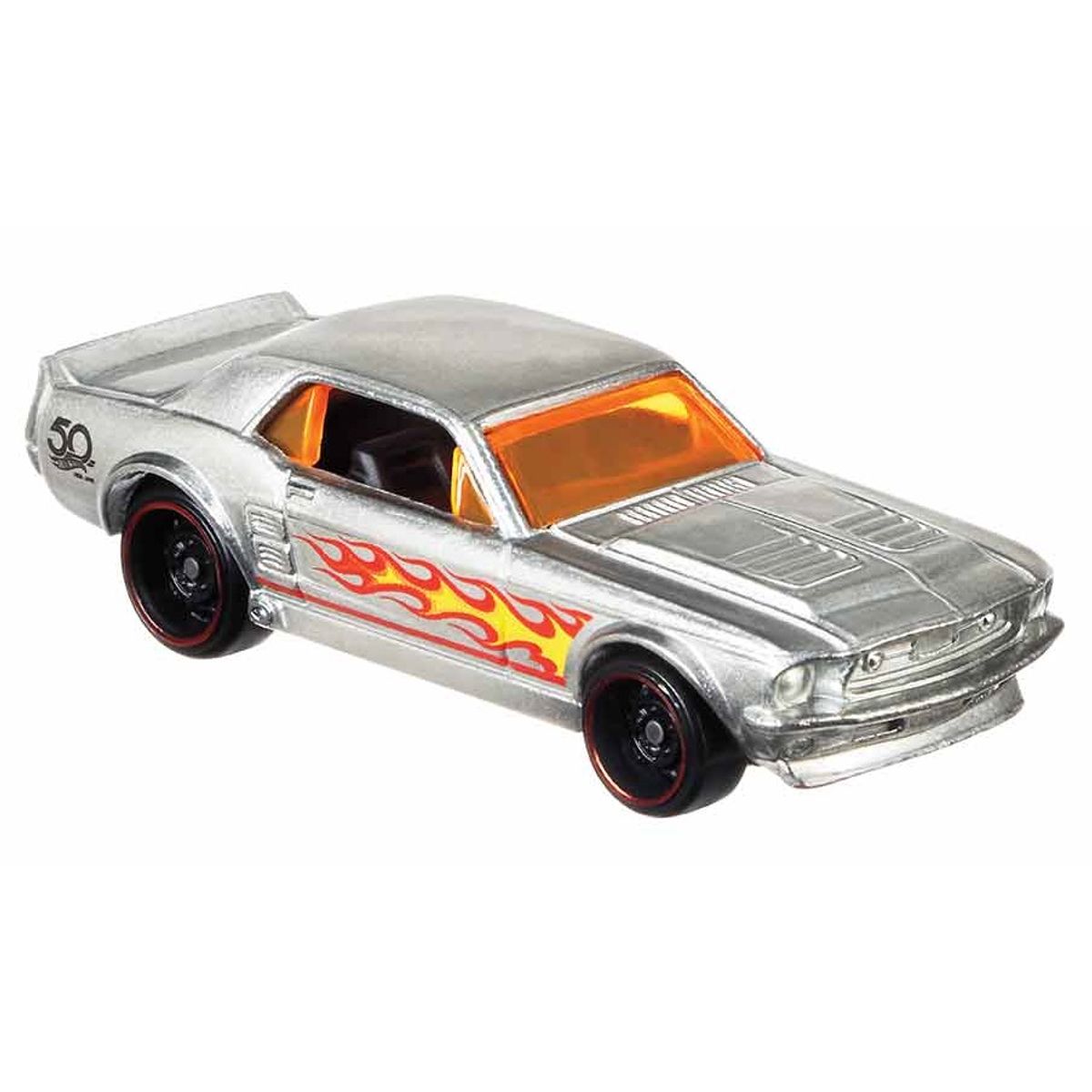 Hot Wheels 50TH Zamac Flames - '67 FORD MUSTANG COUPE