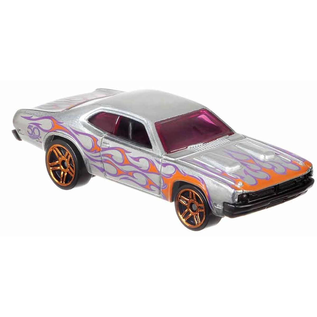 Hot Wheels 50TH Zamac Flames - 71 DODGE DEMON