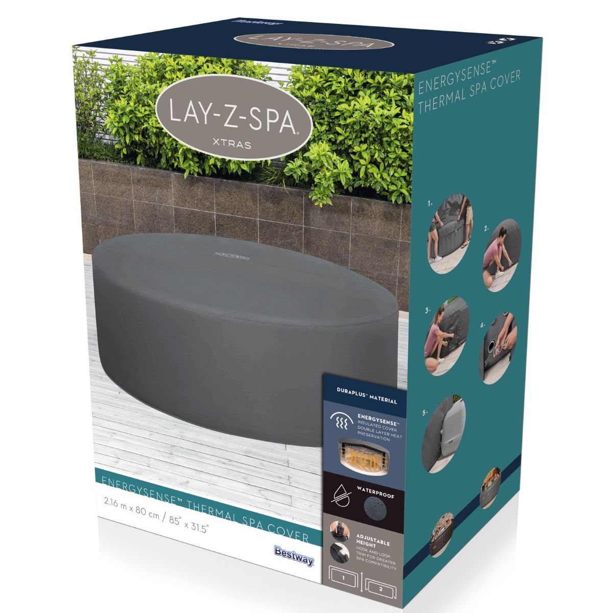 LAY-Z-Spa Energysense Termisk Cover 216 x 80 cm