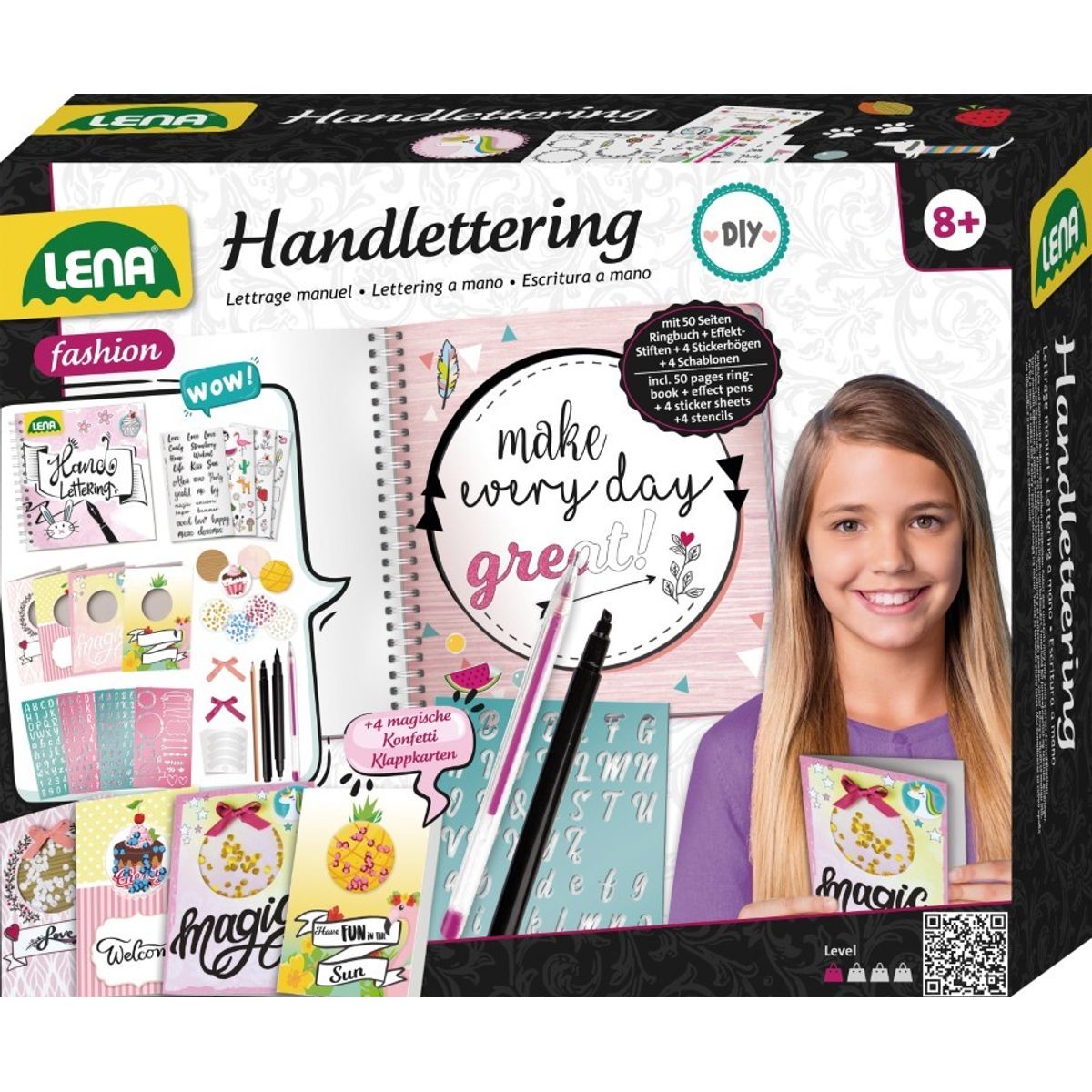 Lena Hand Lettering Stor pakke