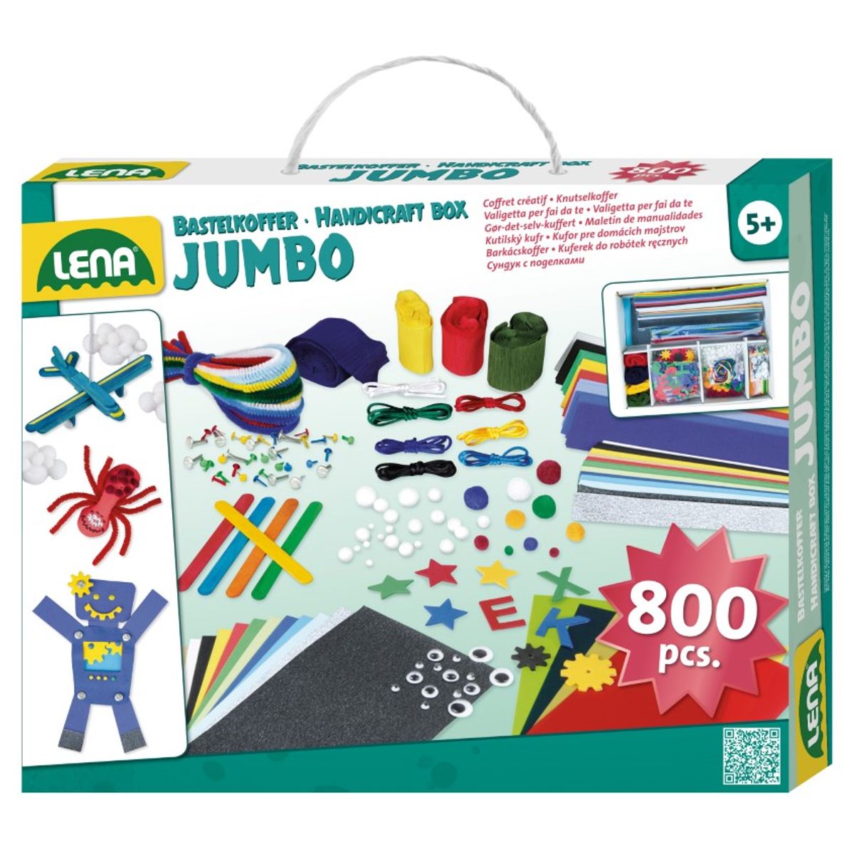 Lena Jumbo Handicraft Box Jumbo Blå