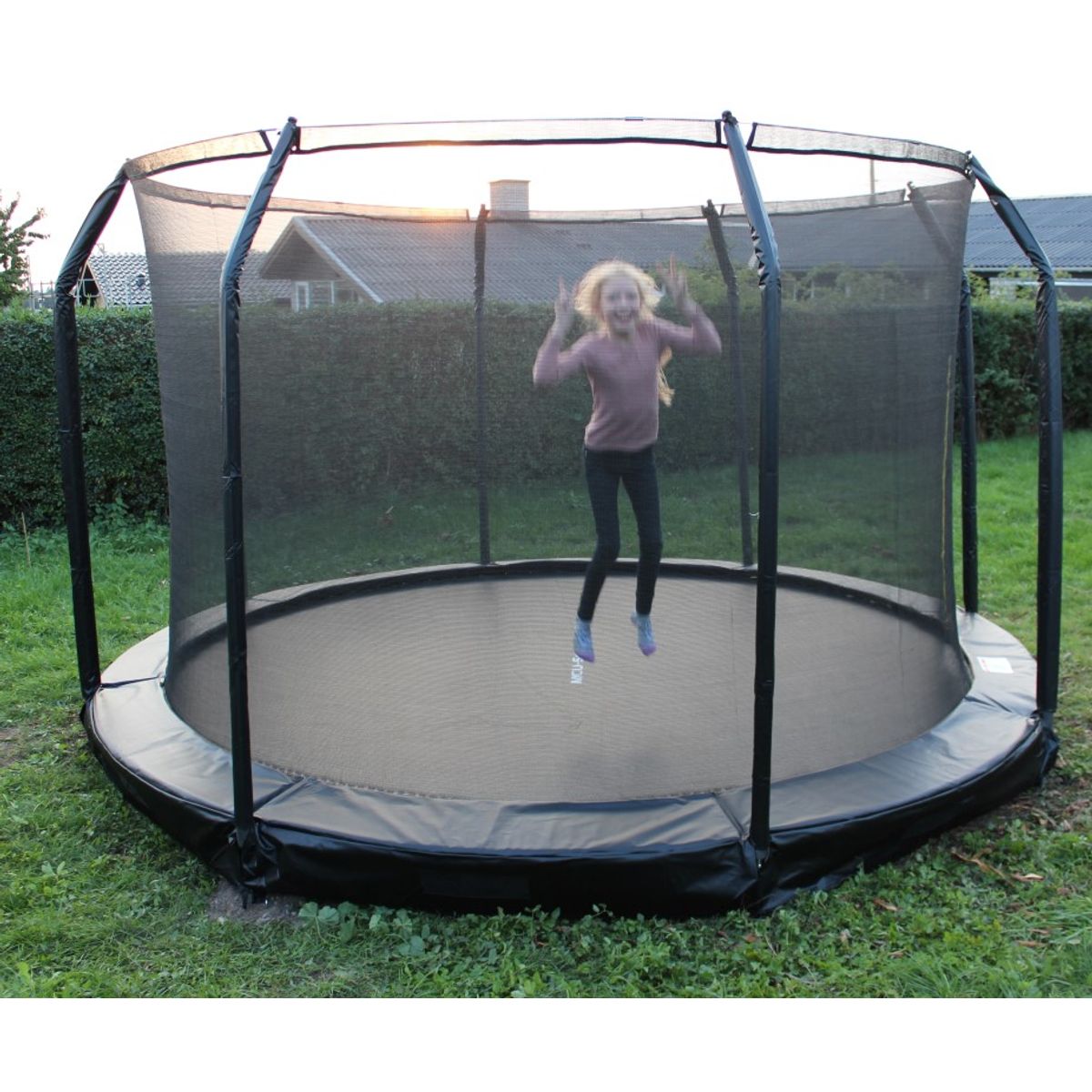 MCU-Sport NedGravet / Inground Trampolin 4.3M + Sikkerhedsnet