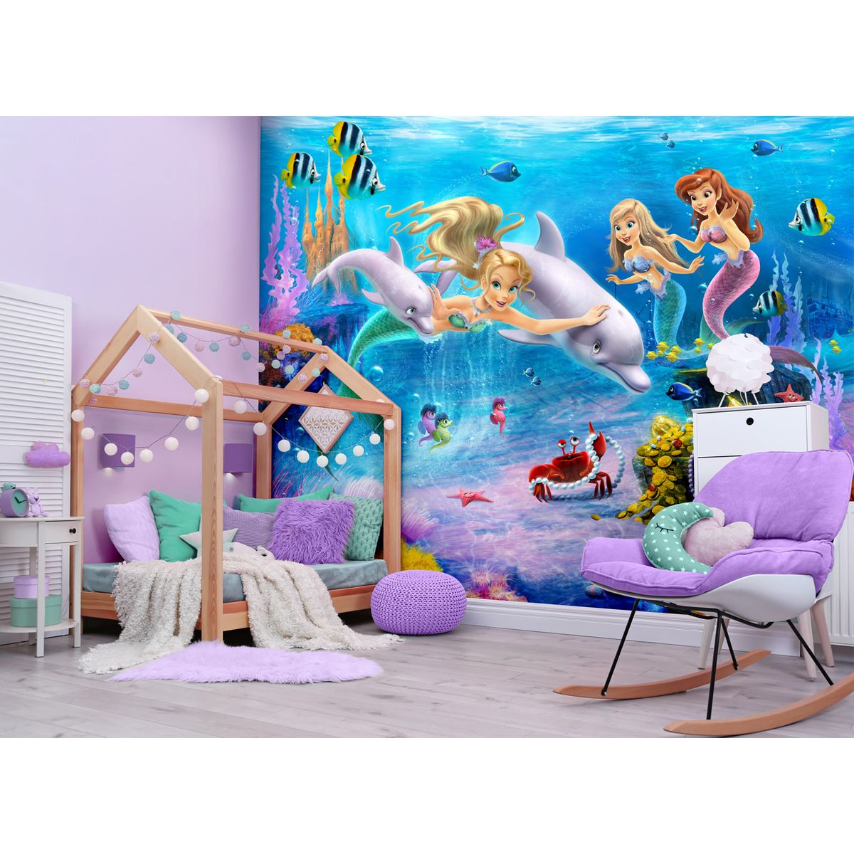 Magical Mermaids tapet 243 x 305 cm