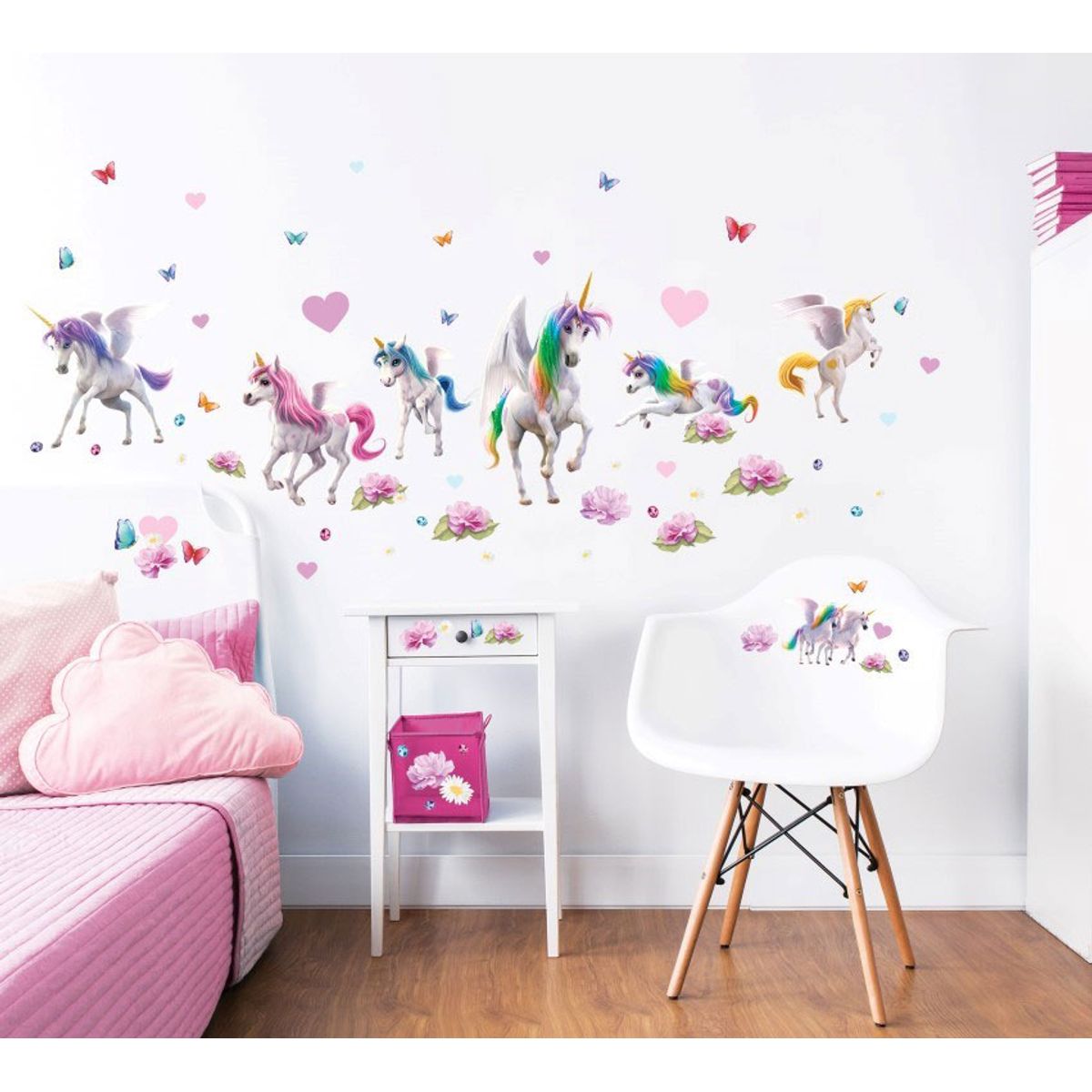 Magiske Enhjørninger / Magical Unicorn Wallstickers