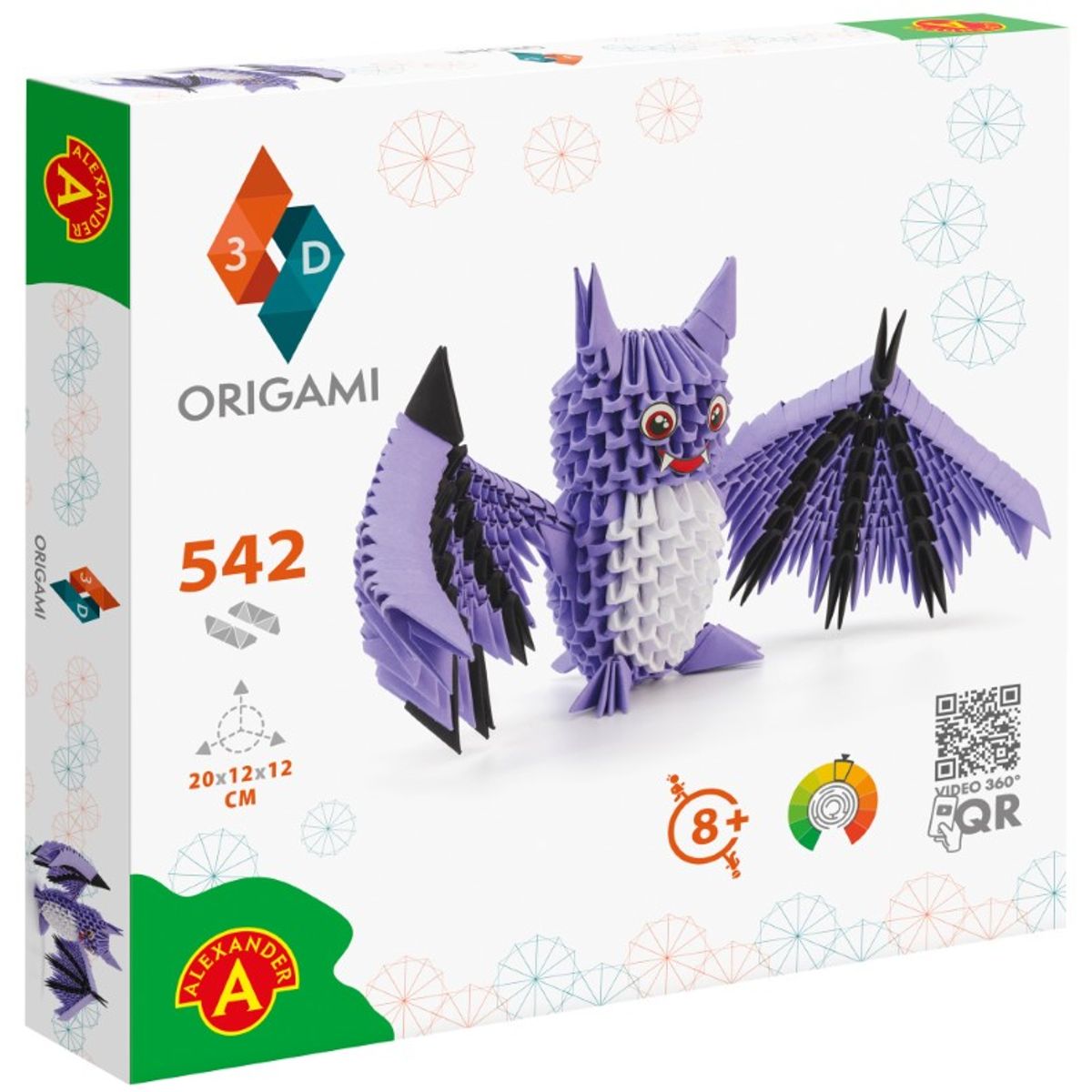 Origami 3D - Flagermus