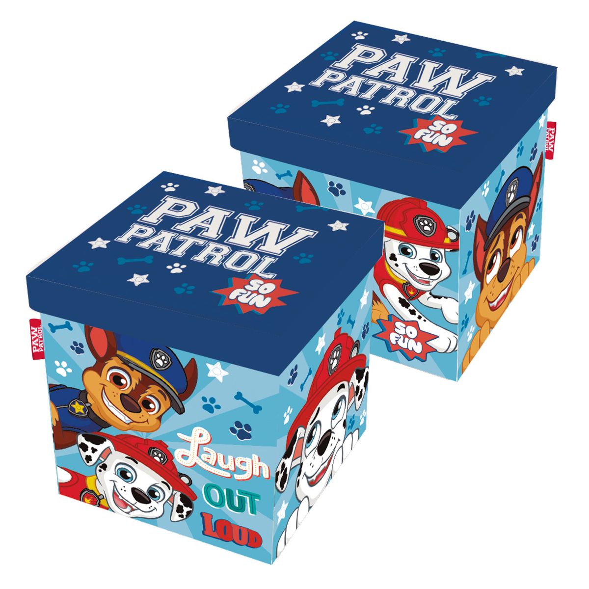 Paw Patrol Skammel med opbevaring (Sammenklappelig )