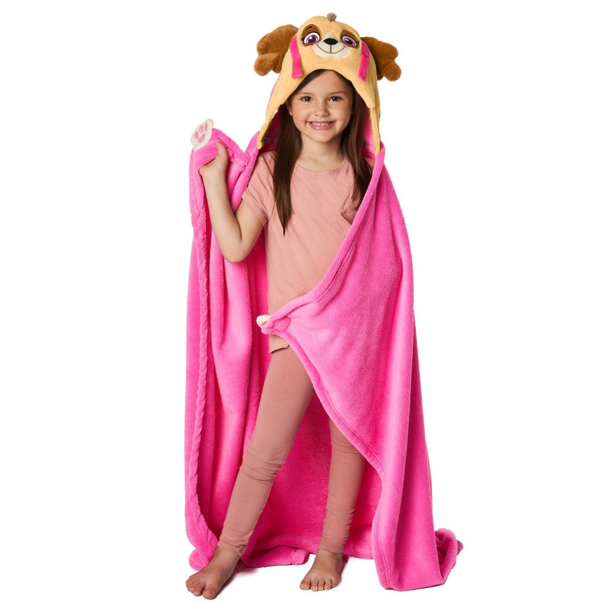 Paw Patrol Skye Luksus Poncho med hætte