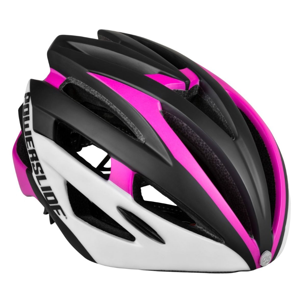 Powerslide Race Attack Pink Hjelm med LED Lys