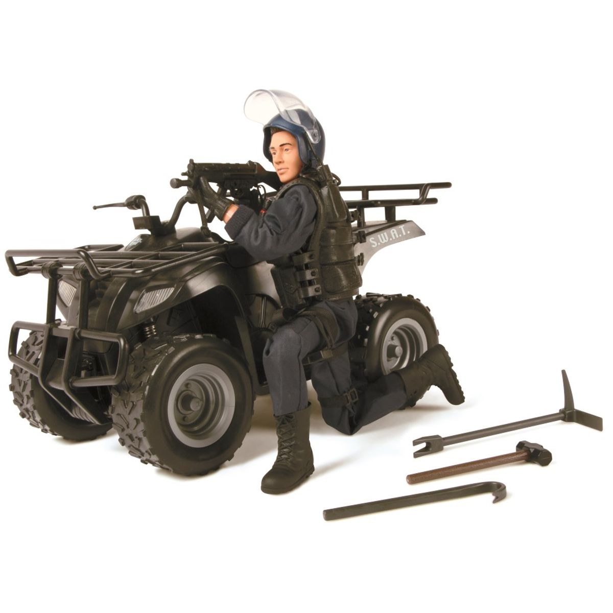 S.W.A.T. Politi ATV + Action Figur 30,5cm