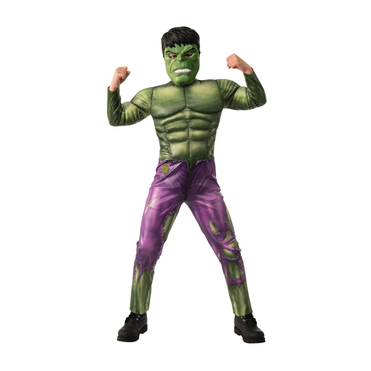 Marvel Hulk Deluxe Børnekostume (Str. L)