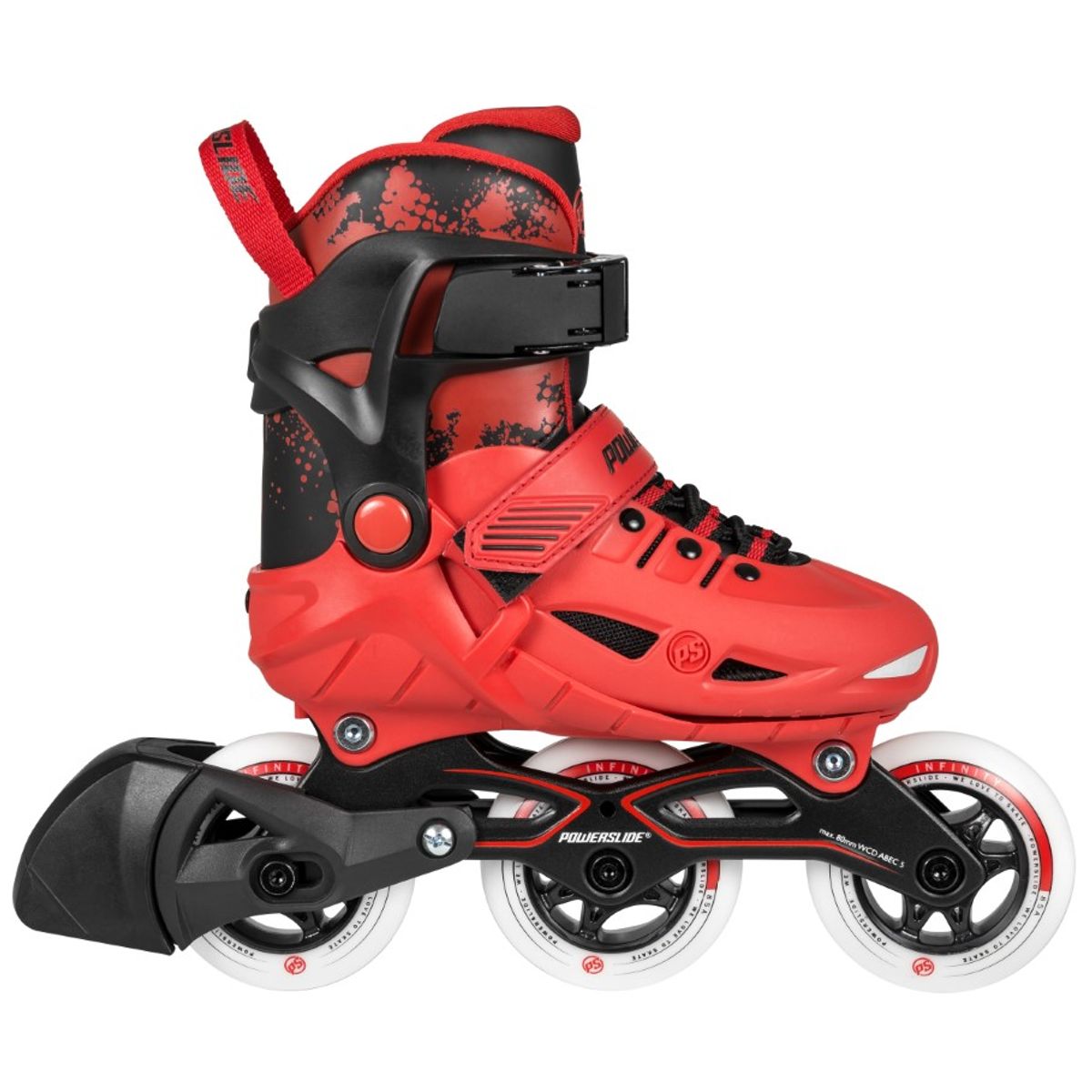 Powerslide Phuzion Universe 3W Red Str. 33-36