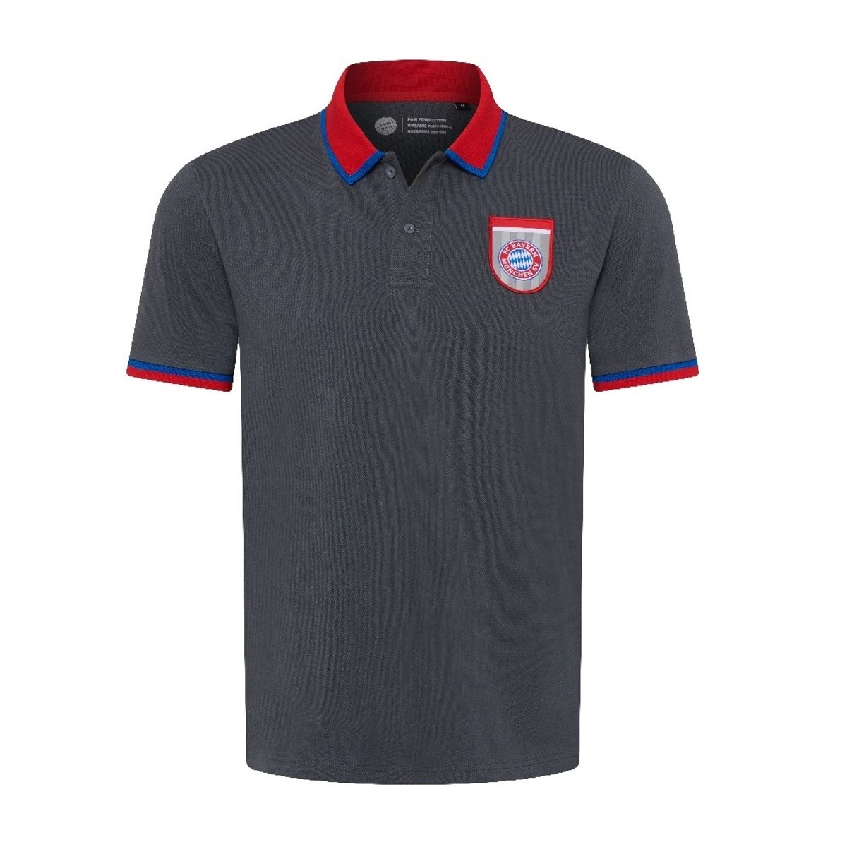 FC Bayern Munchen Polo Shirt - retro grey-XXL