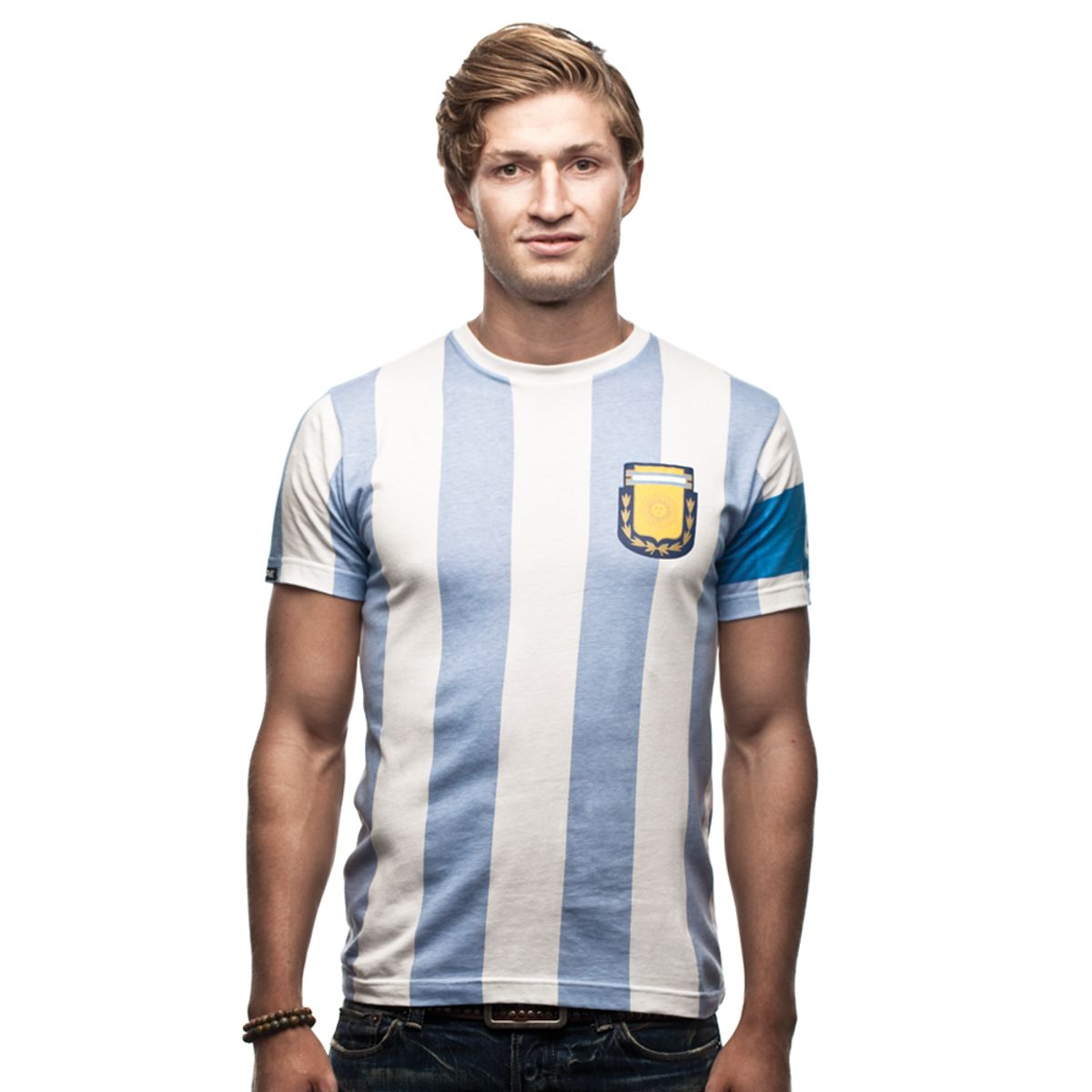 Copa Argentina Capitano T-Shirt // White-M | 50-52