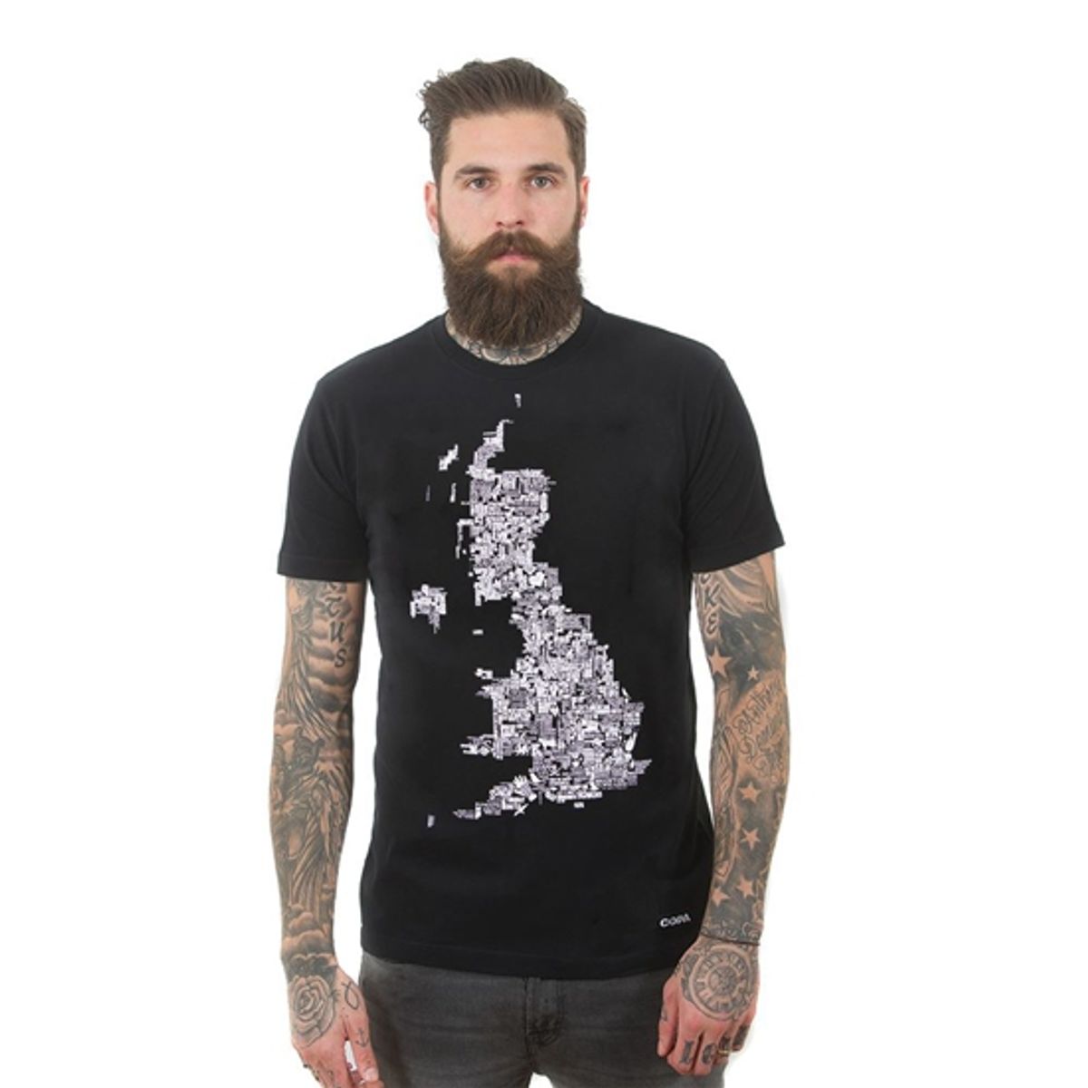 UK Grounds T-Shirt | Black-2 Extra Large