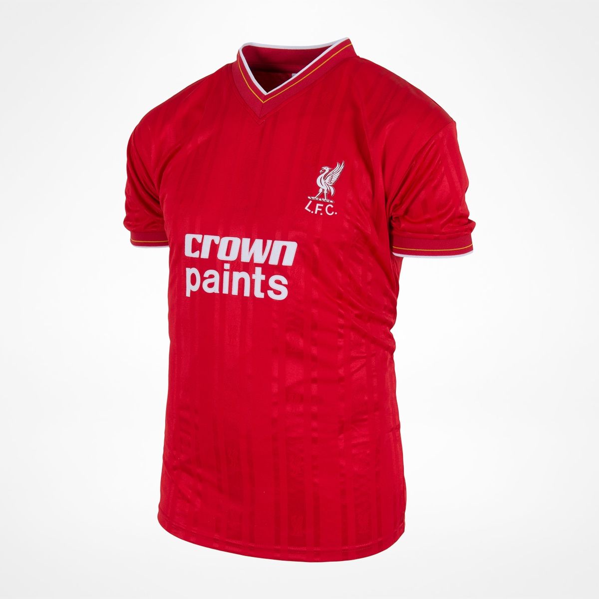 Liverpool 1986 home retro shirt - Crown Paints-XL