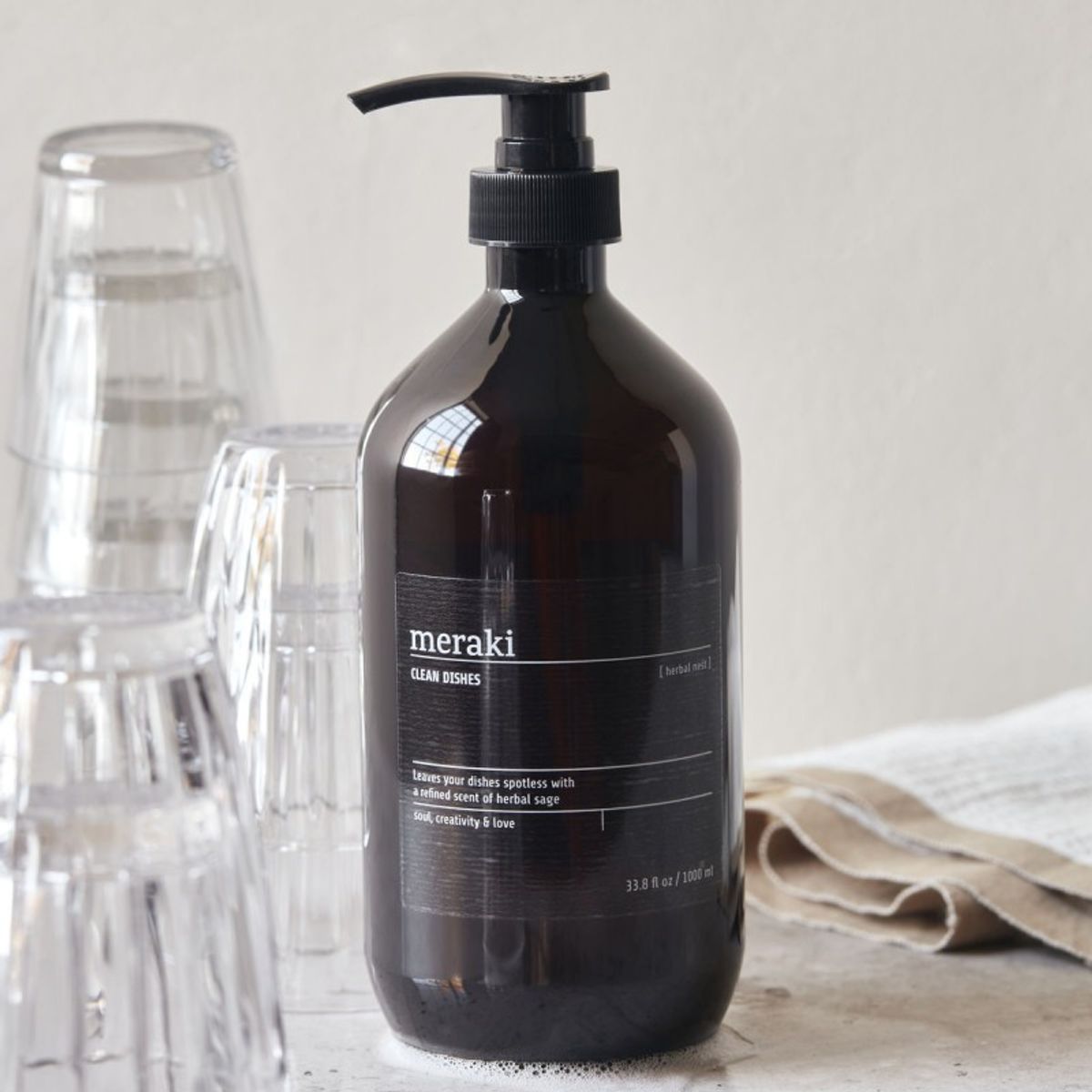 Opvaskemiddel "Herbal Nest" - Meraki 1000 ml