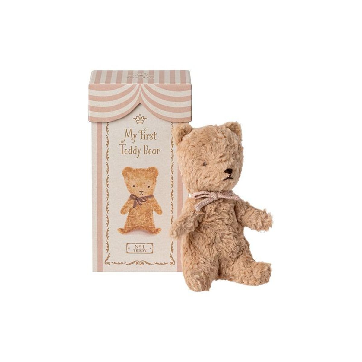 Bamse i rosa æske "My first Teddy" - Maileg