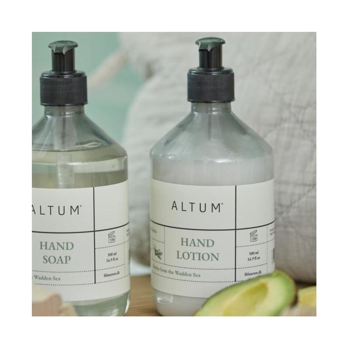 Håndlotion "ALTUM" marsh herbs duft - Ib Laursen 500 ml.