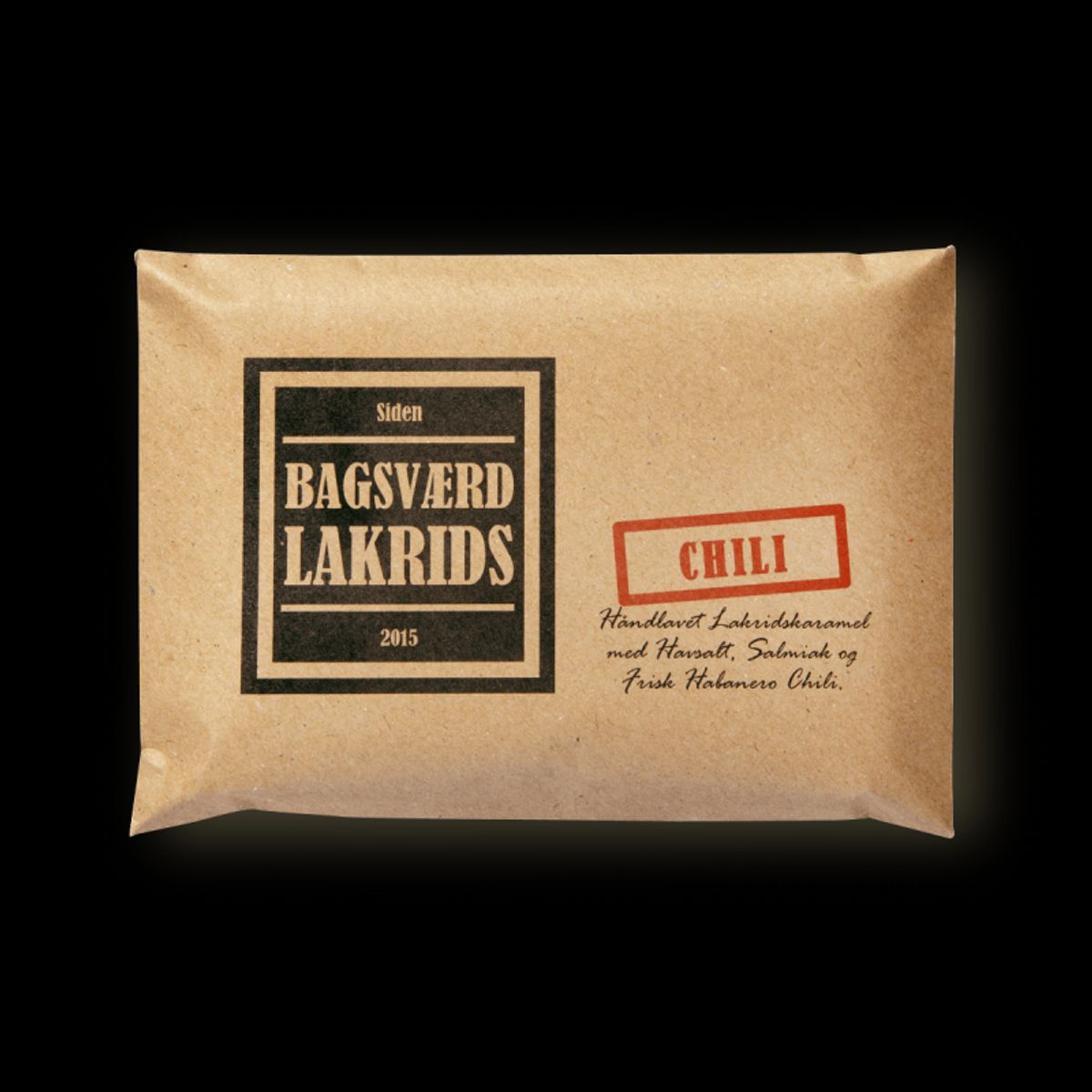 Bagsværd Lakrids chili håndlavet - 160 gram