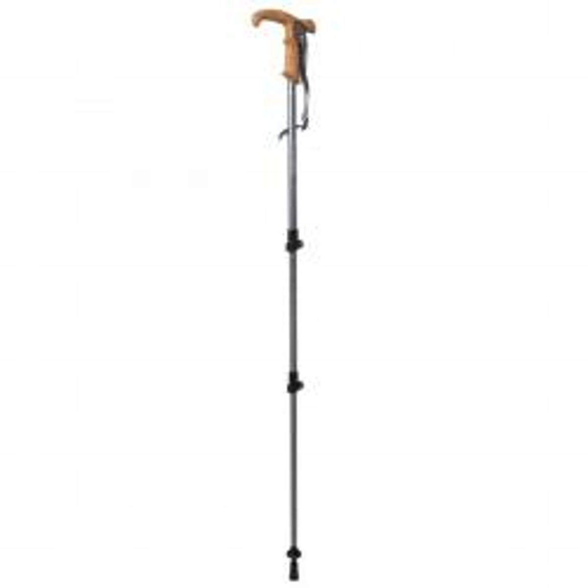 Trekmates Wanderer Lock Pole Asphalt - Vandrestave (1 stk.)