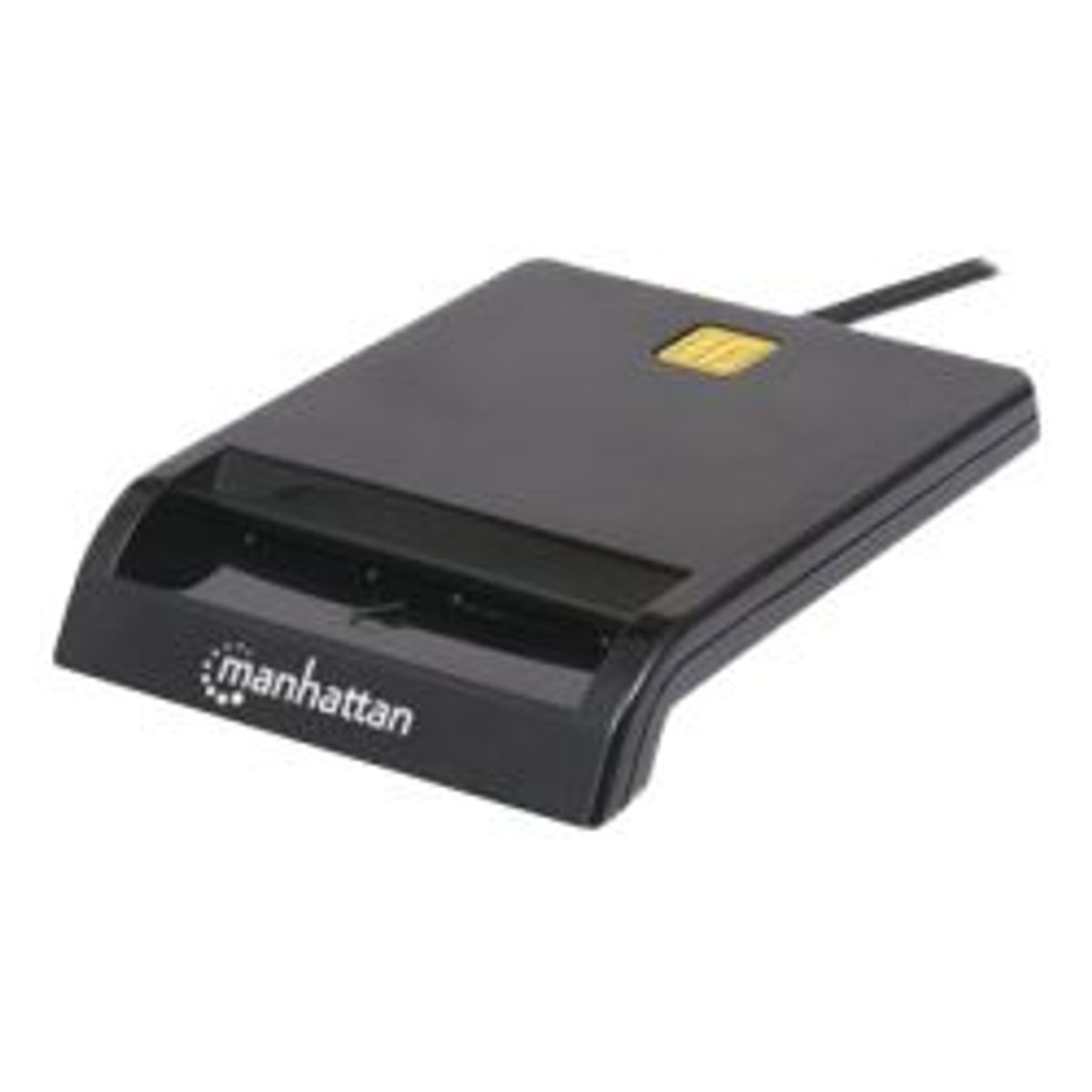 Manhattan Usba Contact Smart Card Reader 12mbps Friction Compatib Ext - Tilbehør til computer