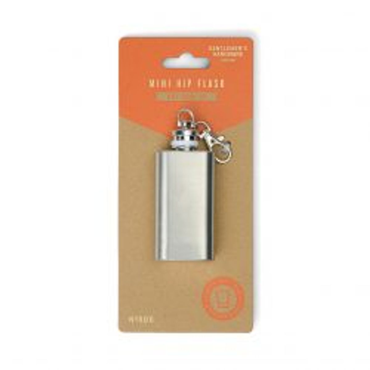 Gentlemen's Hardware Mini Hip Flask - Lommelærke