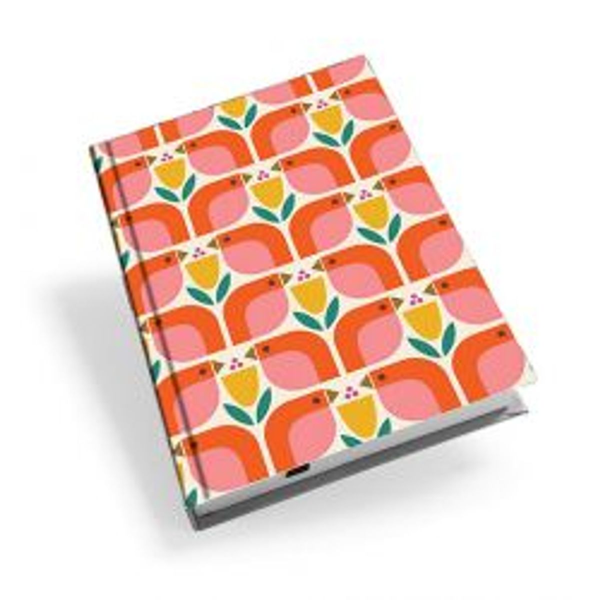 Customworks Notebook A5 Birds & Tulips - Notesbog